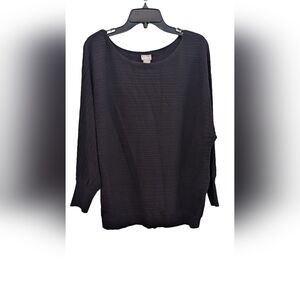 Chico's Black Long Sleeve Sweater , Size 3 (XL)